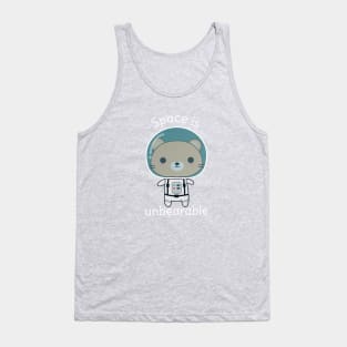 Cute Bear In Space Pun T-Shirt Tank Top